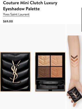 Yves Saint Laurent Couture Mini Clutch Luxury Eyeshadow Palette
